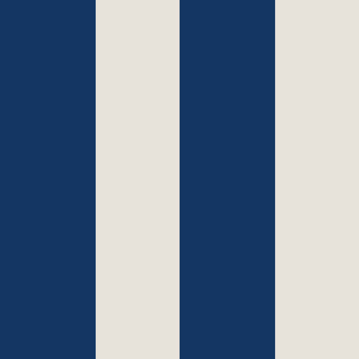 Joules Vliesbehang - Harborough Stripe Coast - Blauw - 10mx52cm