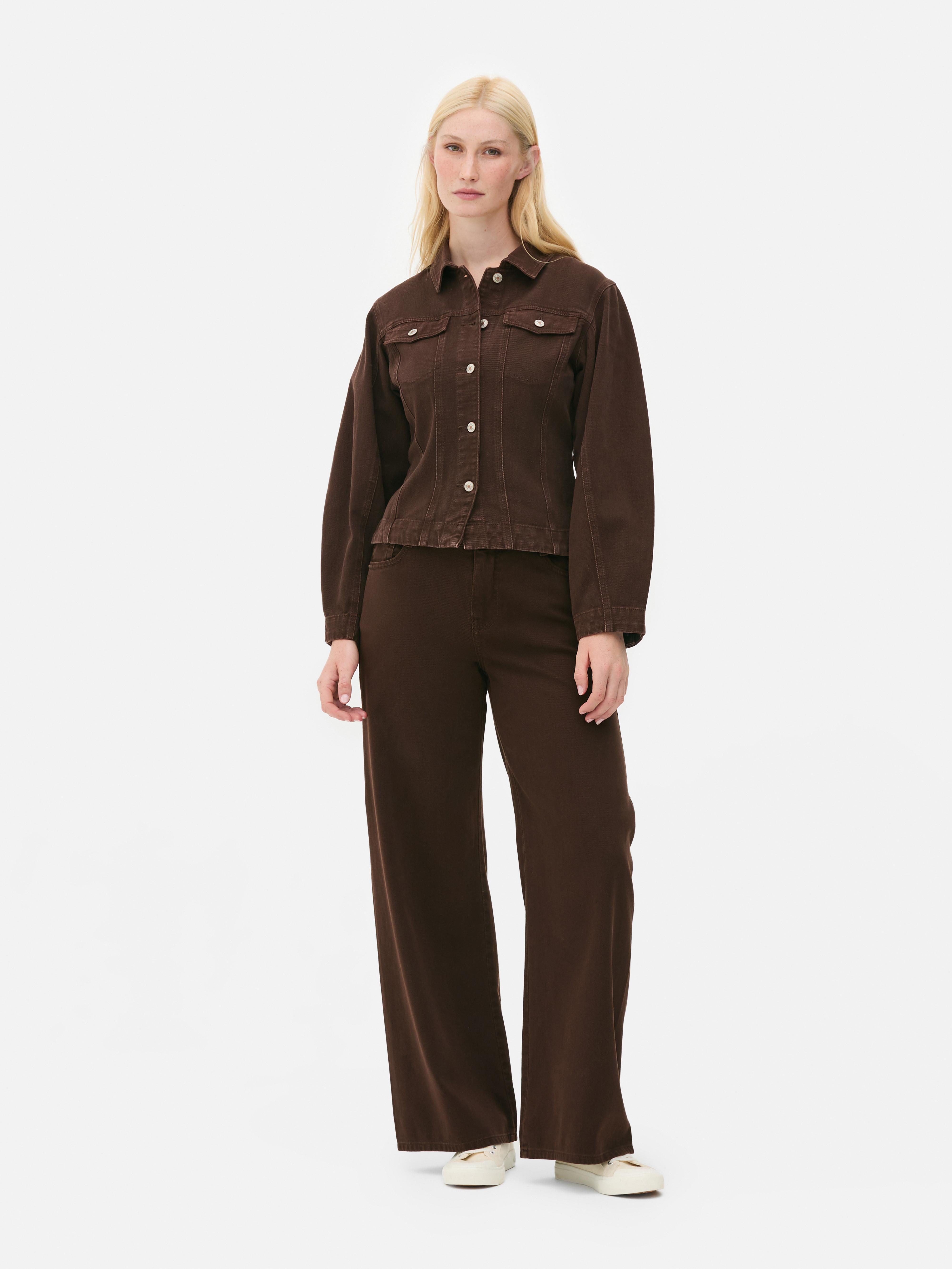 Cinched Denim Jacket