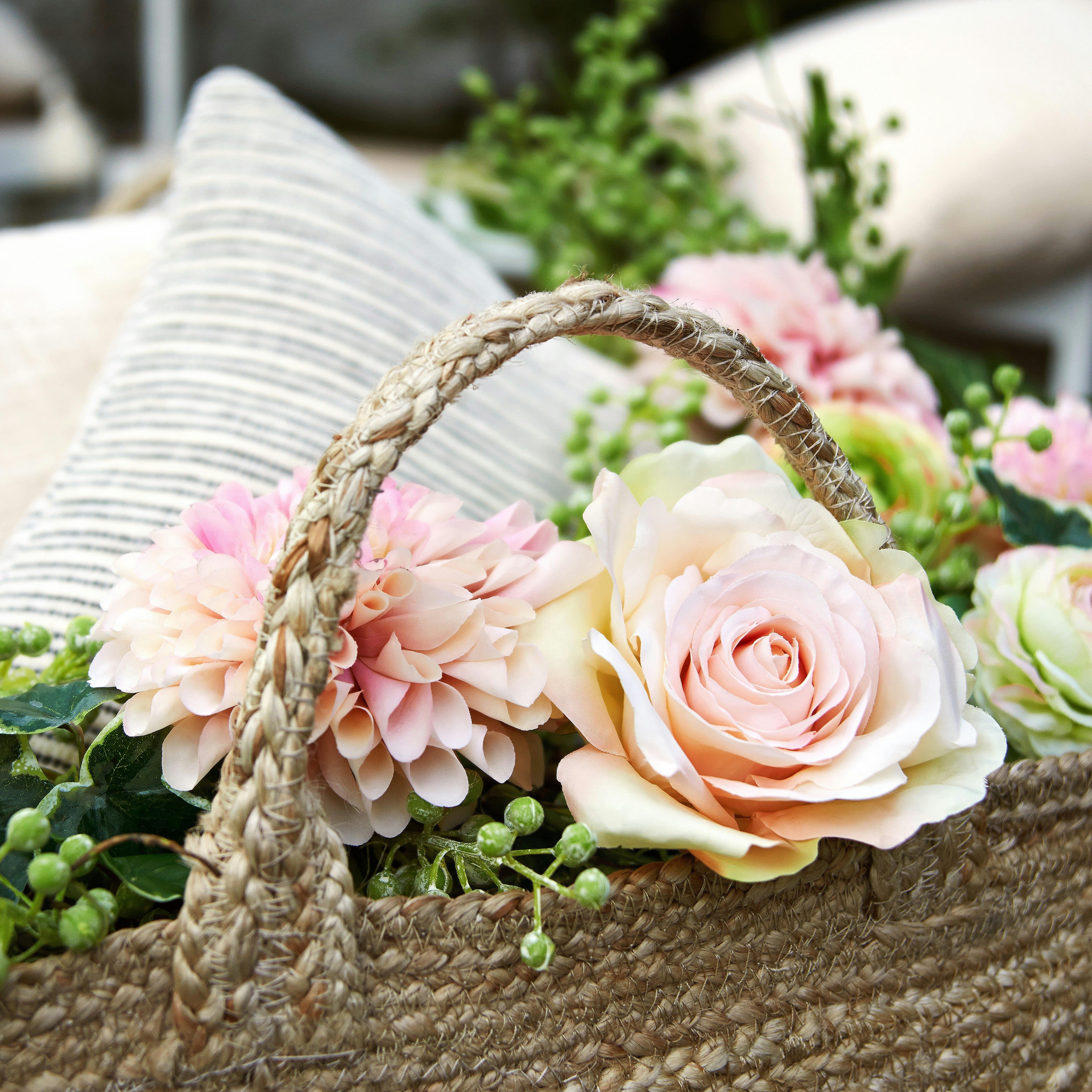 SARAH - Rose artificielle Sarah H57cm