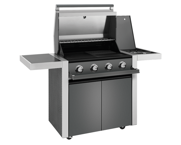 BeefEater 1700 Series - 4 Burner BBQ With Side Burner