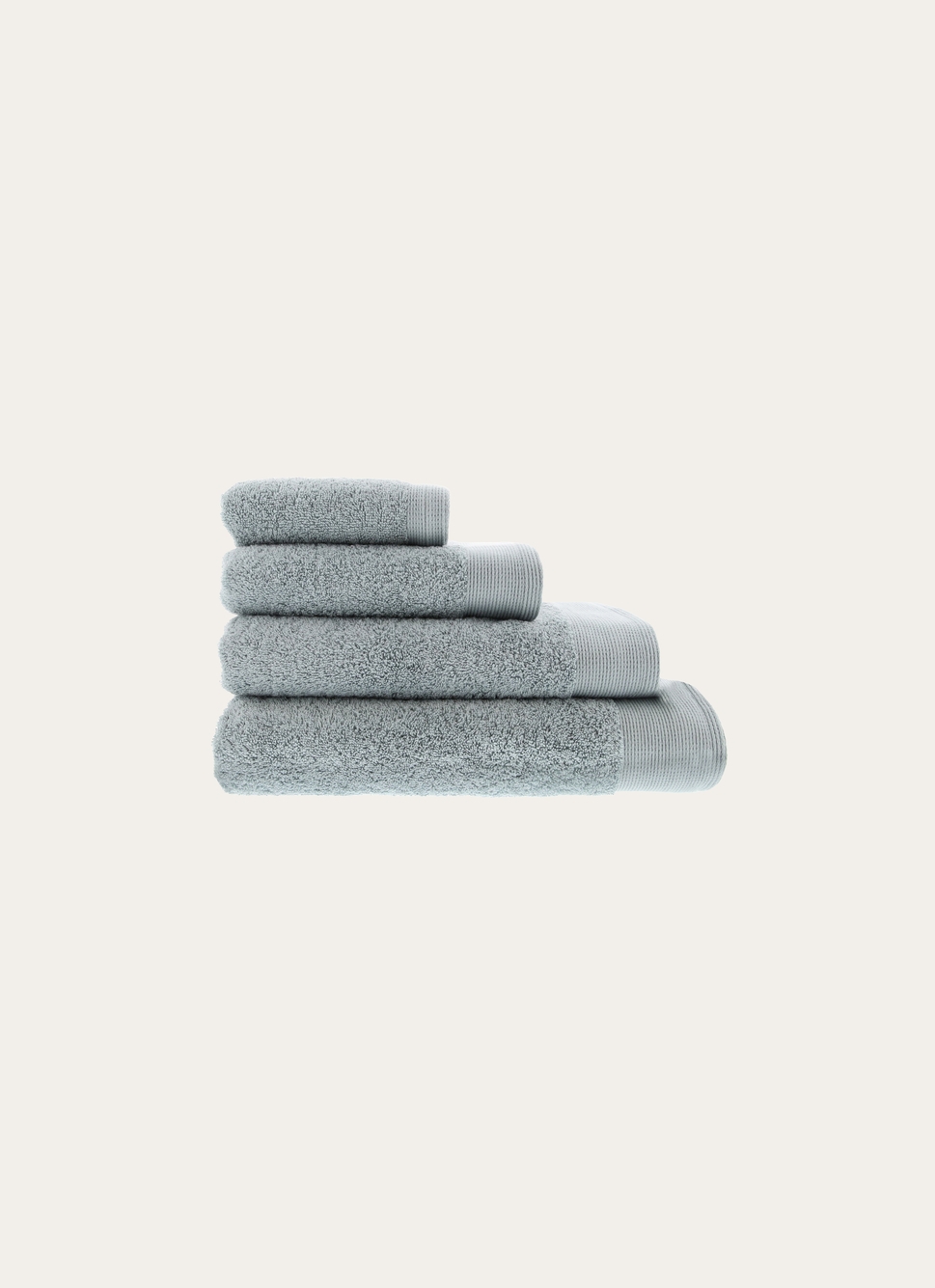 SERVIETTE DE TOILETTE UNIE EN COTON 500GR Bleu ORAGE