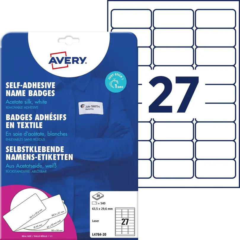 Etiketten 20er-Set L4784-20