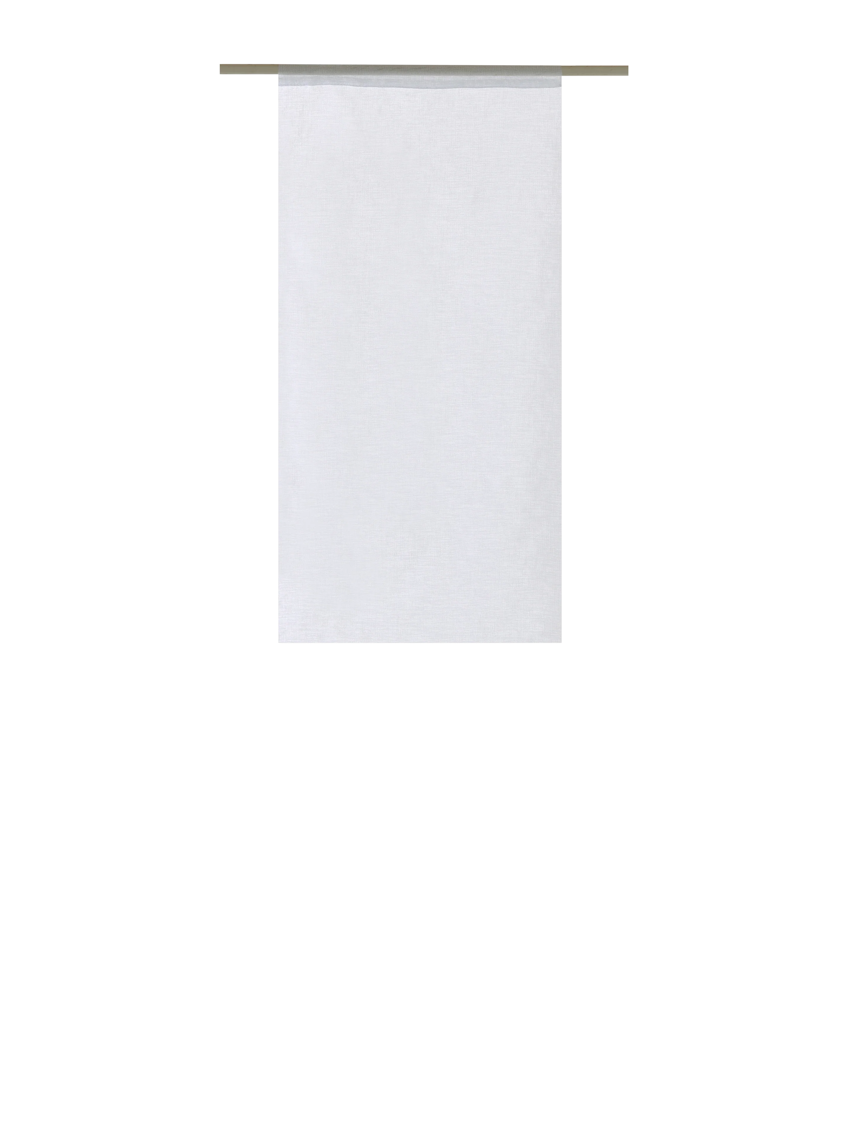 Vitrage MIA coloris blanc 45 x 90 cm