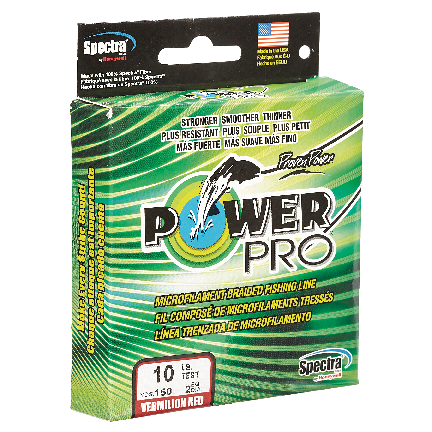 Powerpro™ Braided Fishing Line, Vermillion Red