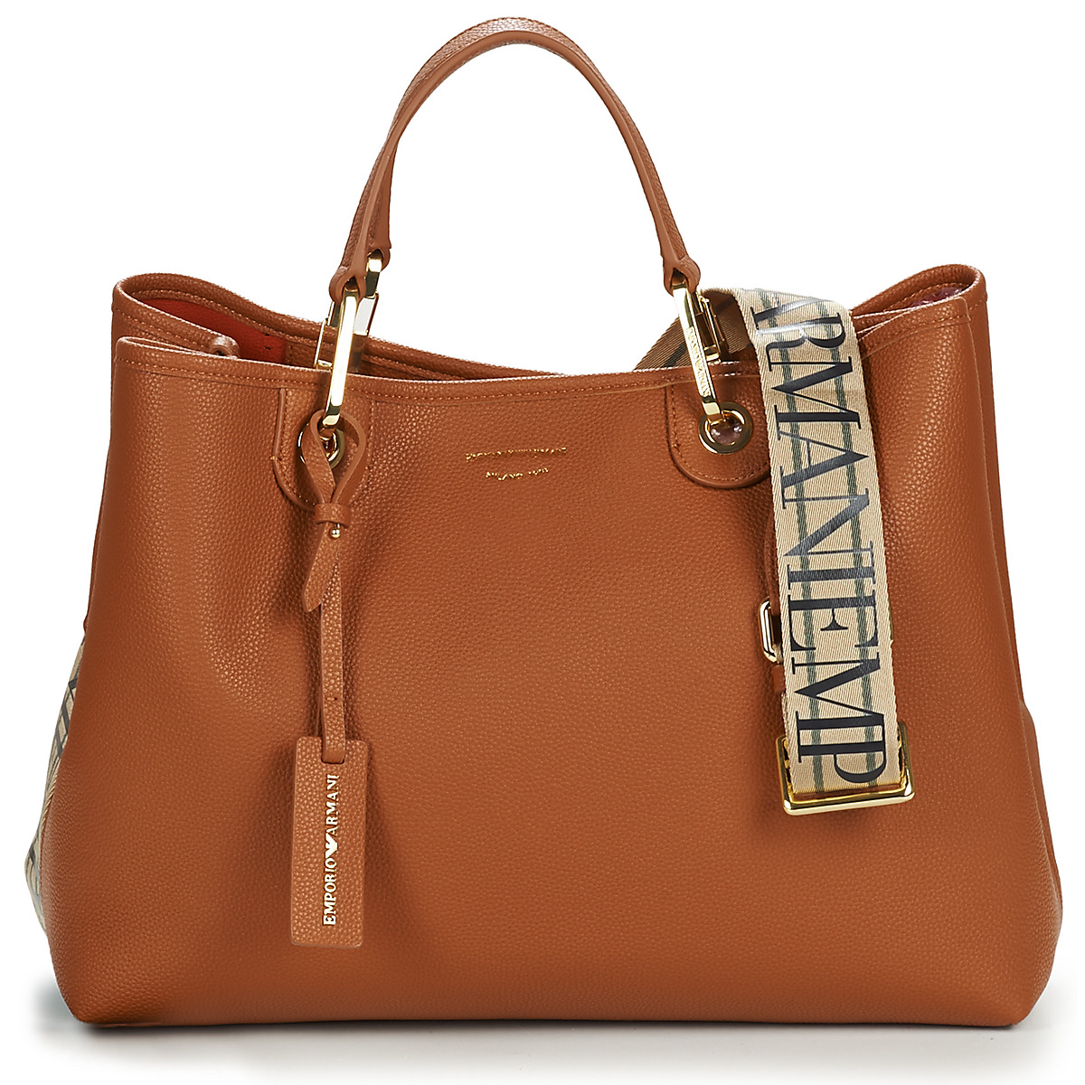 Emporio Armani - MYEA MEDIUM BORSA - Cognac