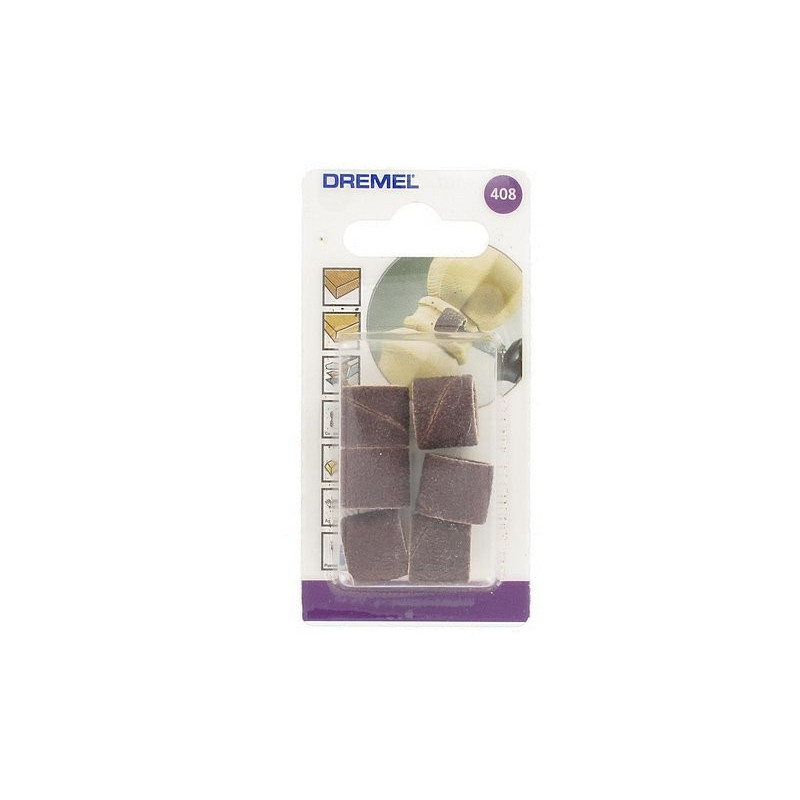 Bande de ponçage grain 60 Ø 13 mm 6 pièces DREMEL