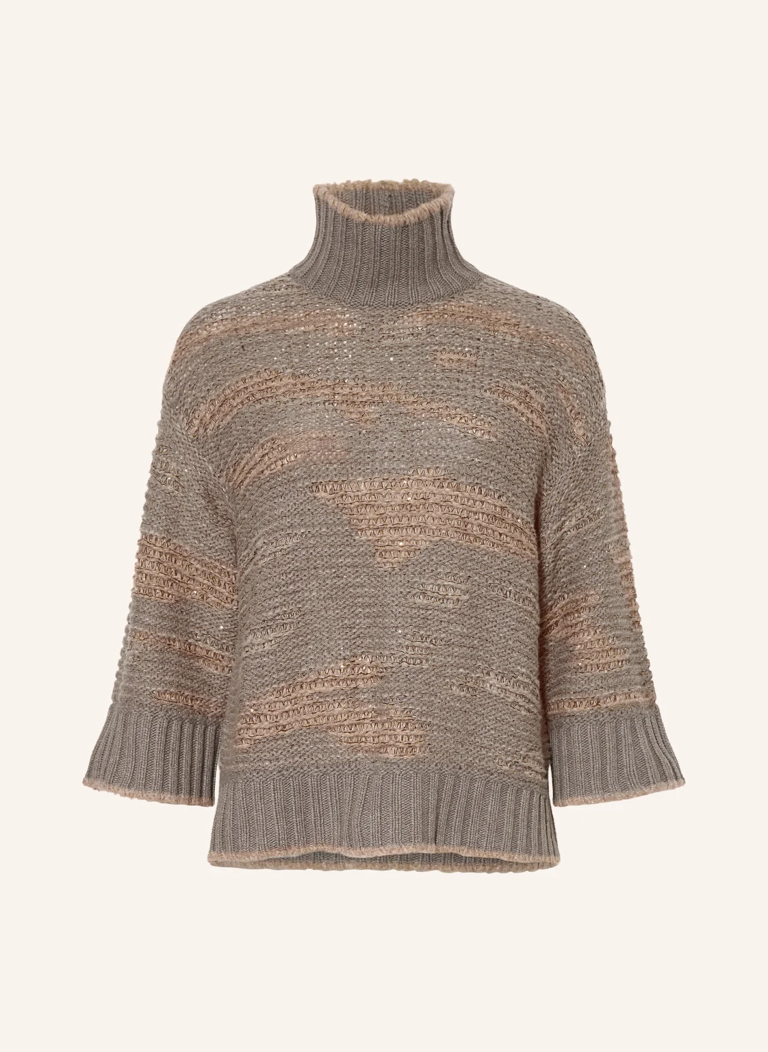 FABIANA FILIPPI Pullover mit Merinowolle und Pailletten