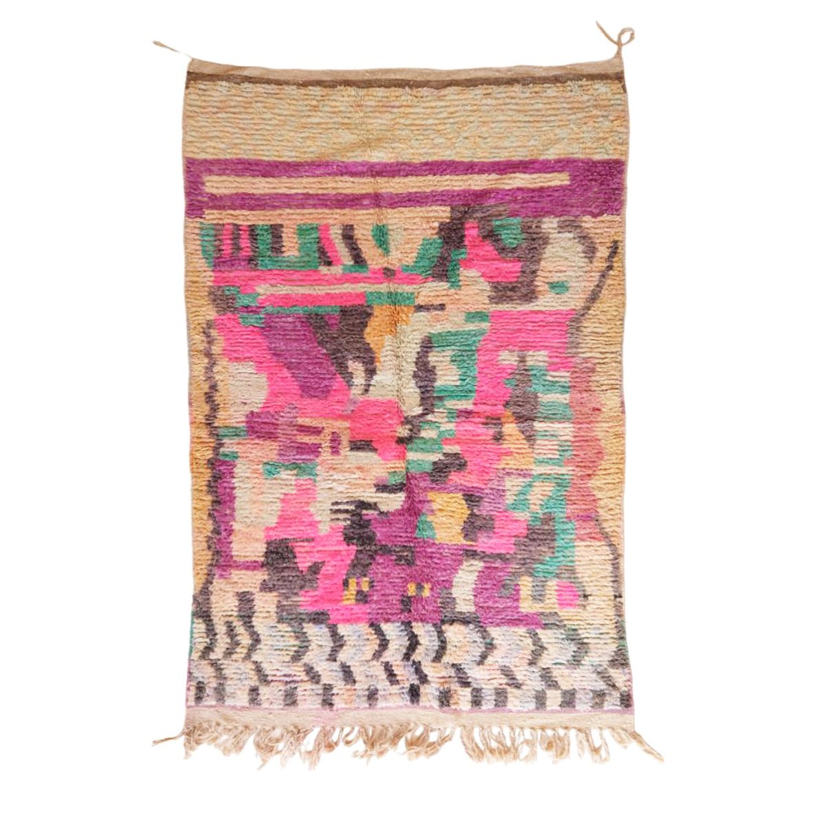 AFK Living vloerkleed Berber - handgemaakt - Wol - 120 cm x 170 cm