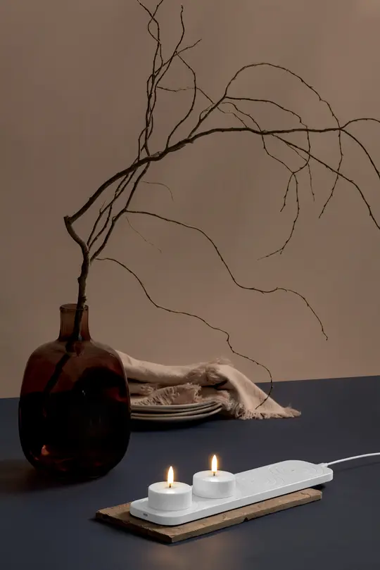 LED-Kerze 2er-Set Nordic Recharge LED