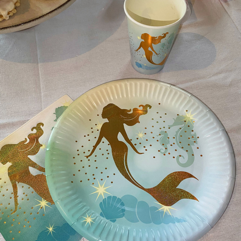 Servetten zeemeermin - set van 20