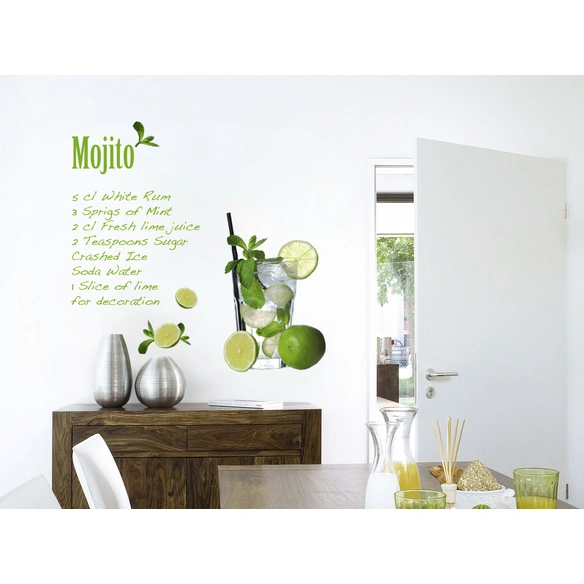 Dekosticker »Mojito«, BxH: 100 x 70 cm