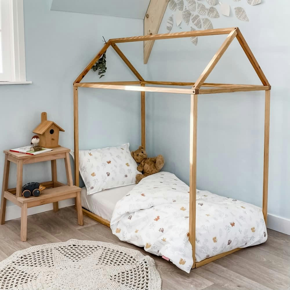 DREAM FOREST - Parure de lit housse de couette + taie 100x140 cm - 40x60 cm