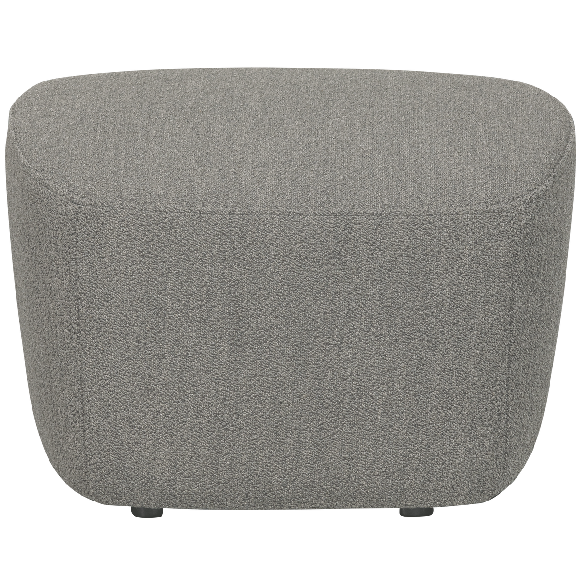 vtwonen hocker Lofty - Bouclé - Grijs - 41x62x48