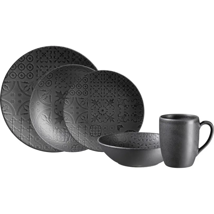 Geschirrset 10-teilig Tiles