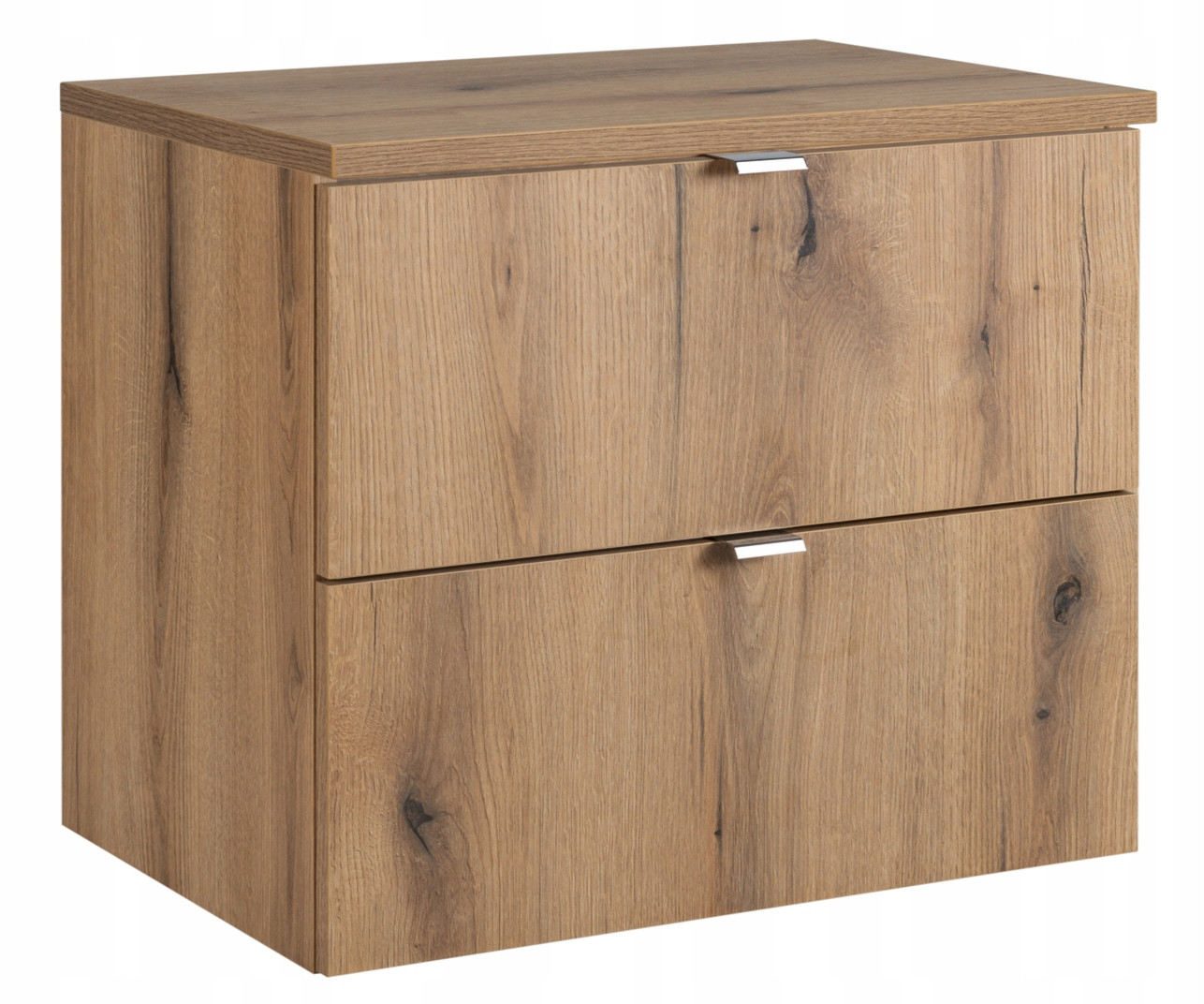 Szafka Pod Umywalkę 80 cm BLAT Dąb Wisząca 2S NOVA OAK