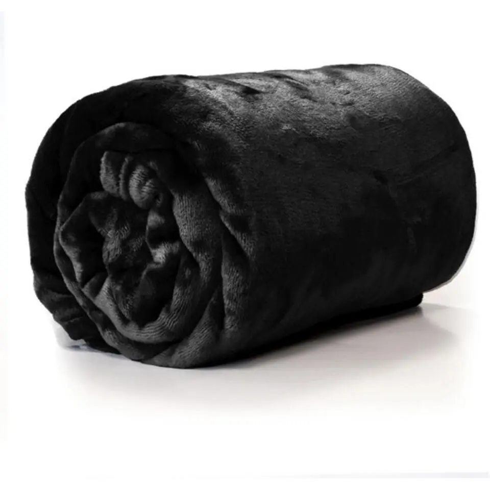 Unique Living - Enzo plaid 130x180cm black