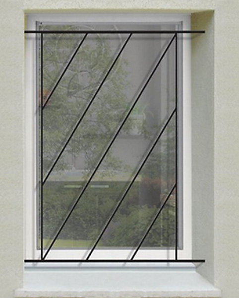 Grille de Defense Diago pour Fenetre H 65 cm x L 60 cm (côte tableau)
