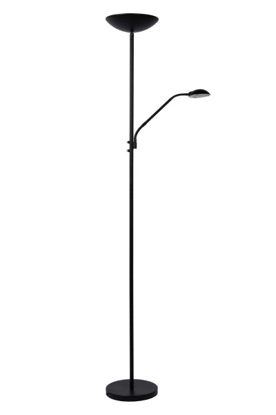 Lampa podłogowa ZENITH czarna LED 2x20W Ciepła biel 1600lm Lucide