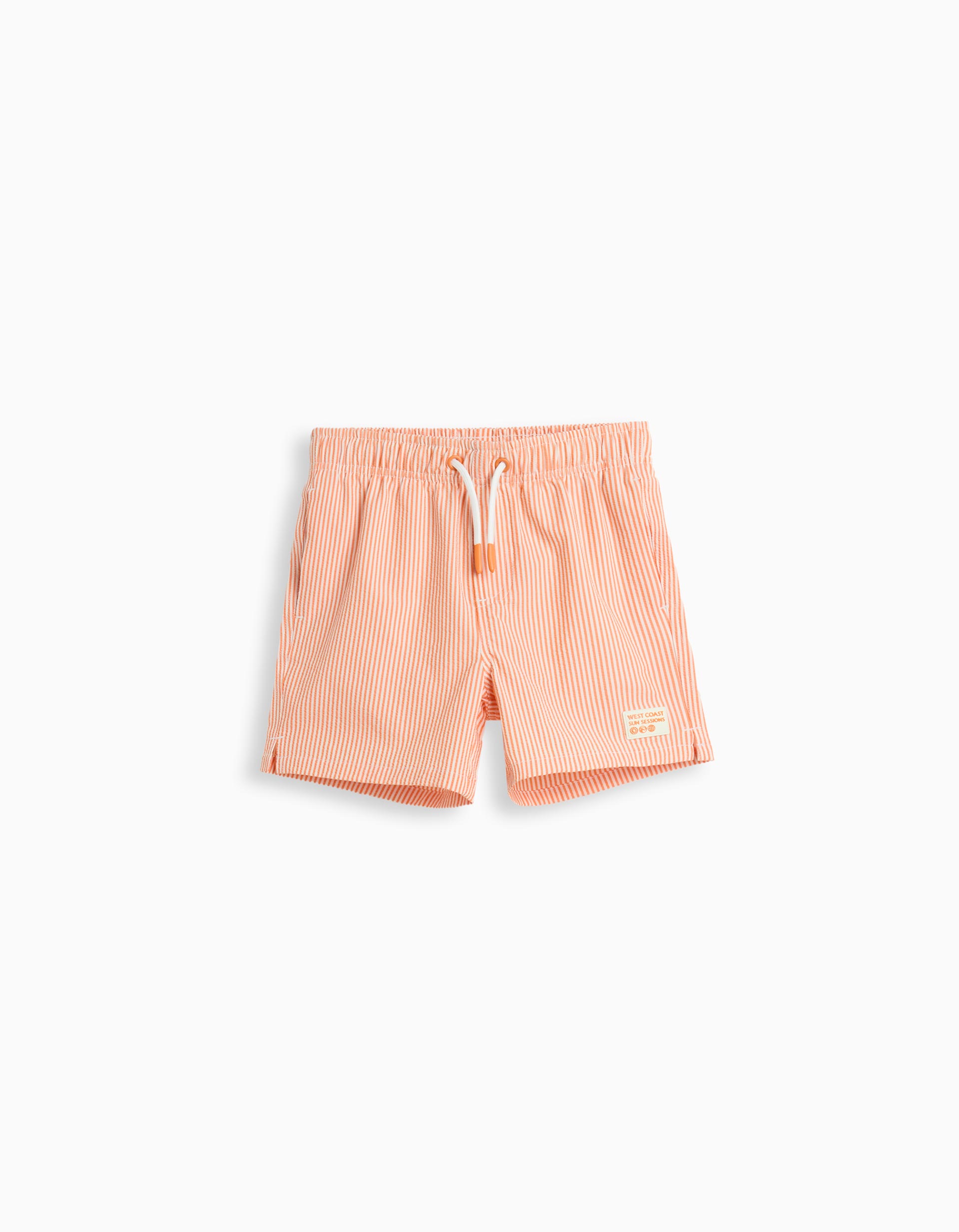 Calções de Banho, Menino, Laranja Claro