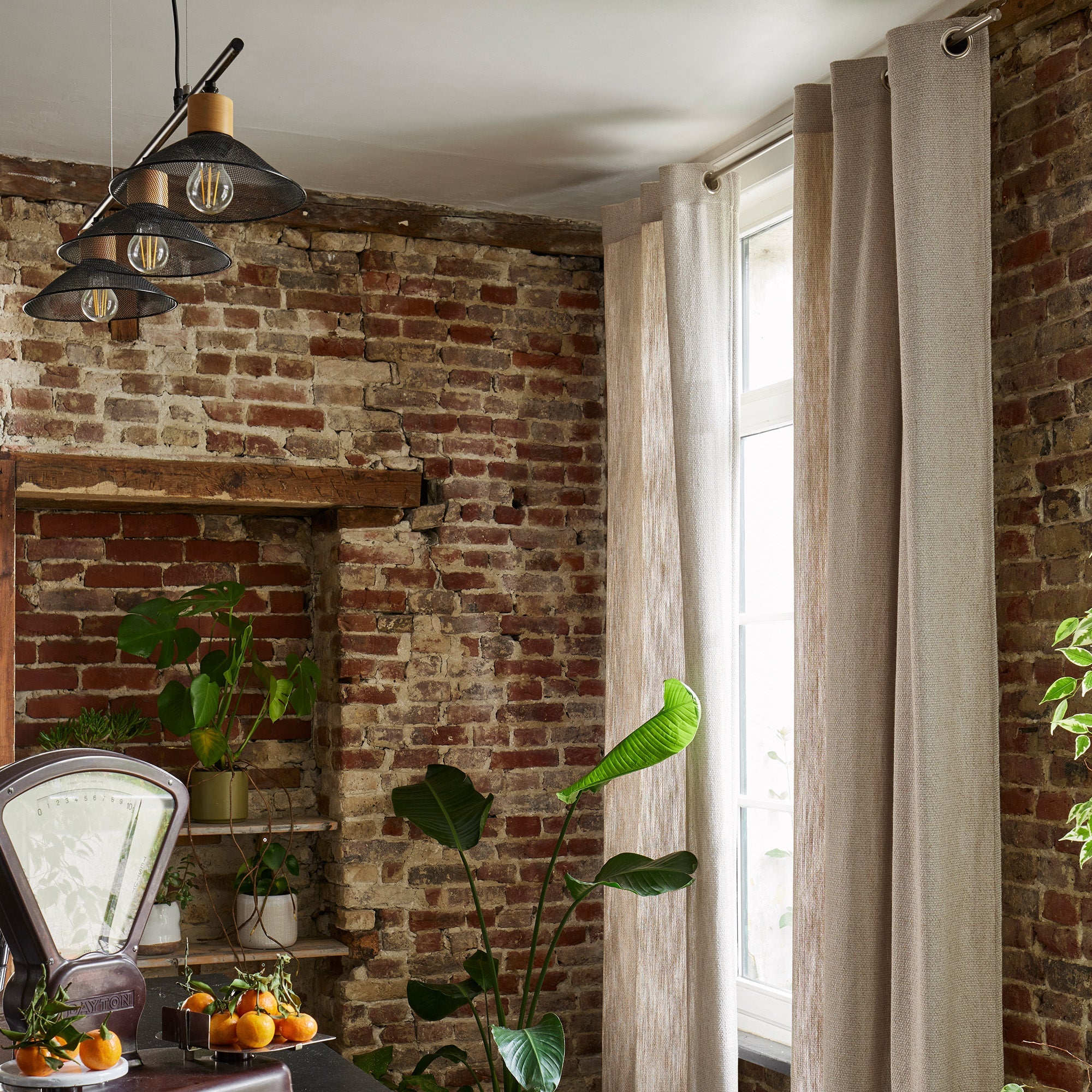 MADURA - Gordijn oranje 145x300 cm