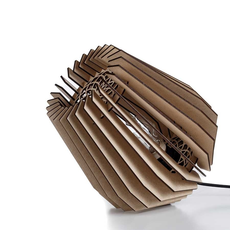 Blij Design tafellamp Corner - 1 lichts - 24 x 27  cm - beige