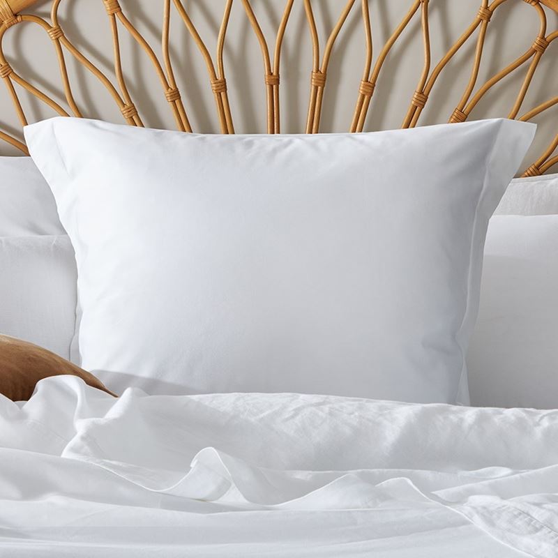 600TC Bamboo Cotton White Quilt Cover Separates