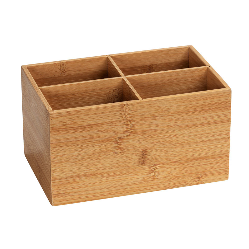 Box de rangement Terra 4 compartiments bambou WENKO