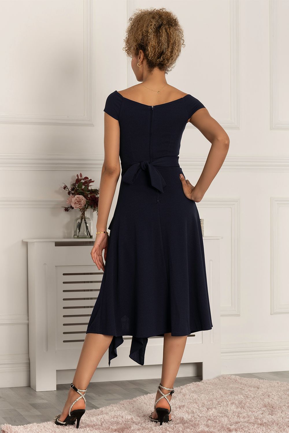 Jolie Moi Desiree Frill Fit & Flare Dress