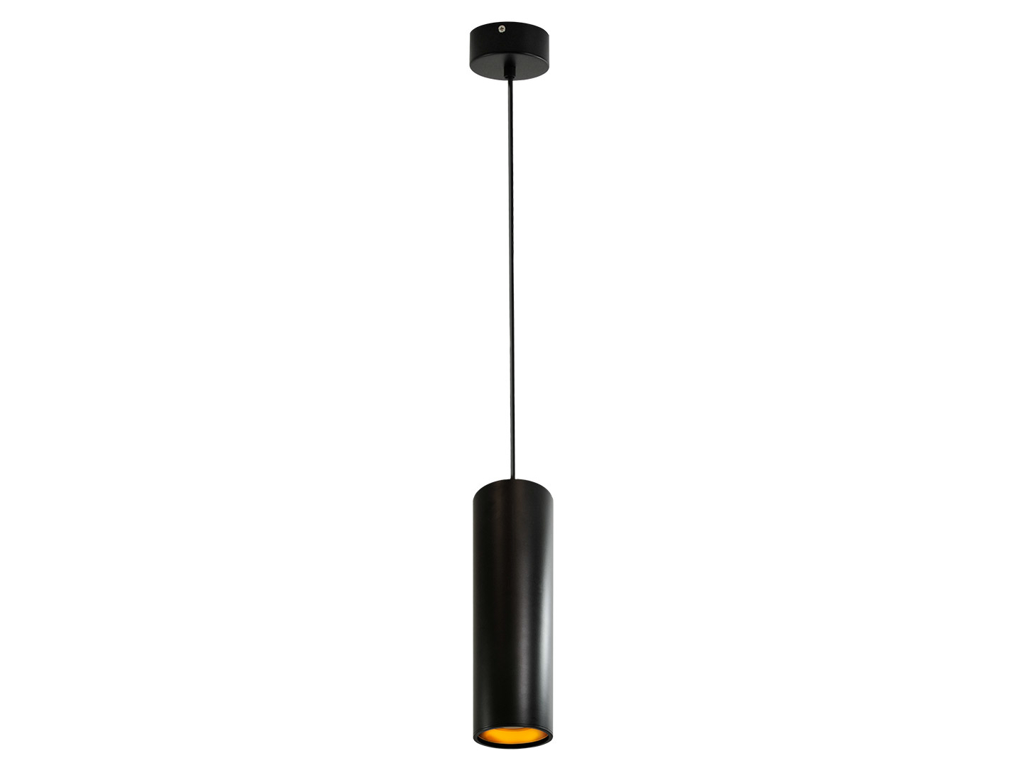 Lampa wisząca Lati metalowa czarno-złota