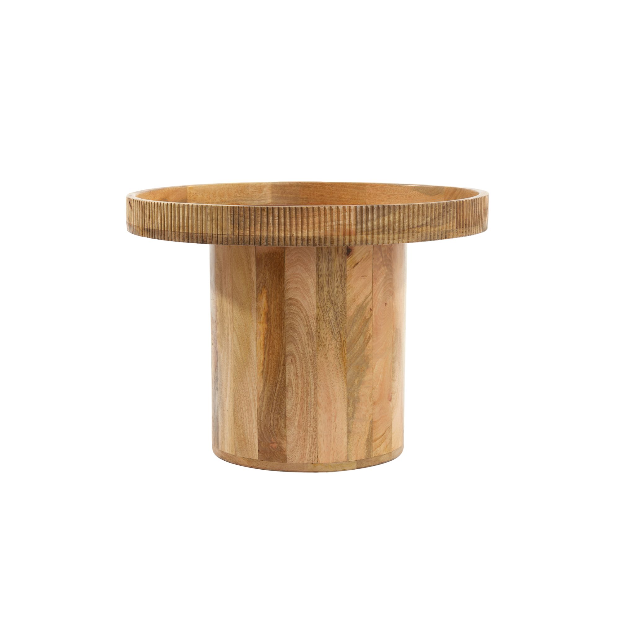 Light & Living bijzettafel Kalomo - bruin - Ø60cm
