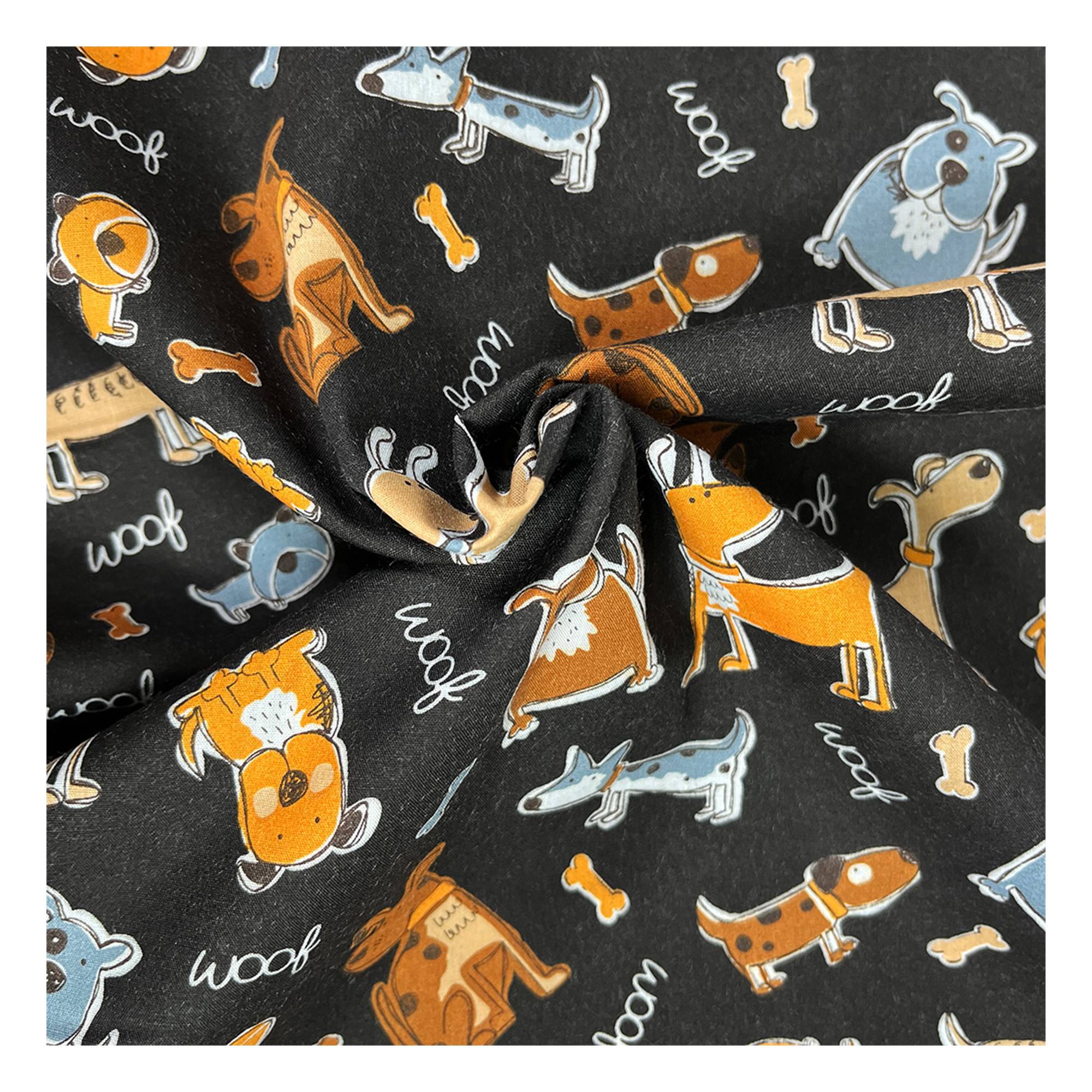 Dog Pals Polycotton Fabric by the Metre