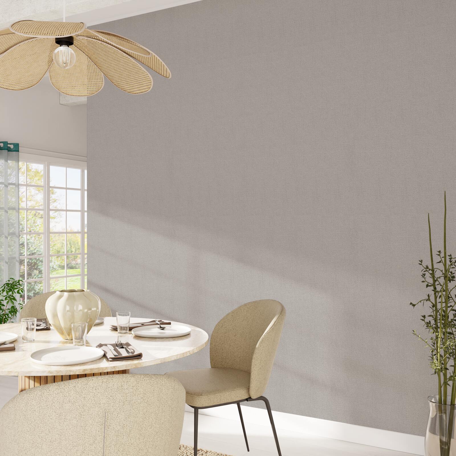 Papier peint intissé FLORENTINE coloris taupe