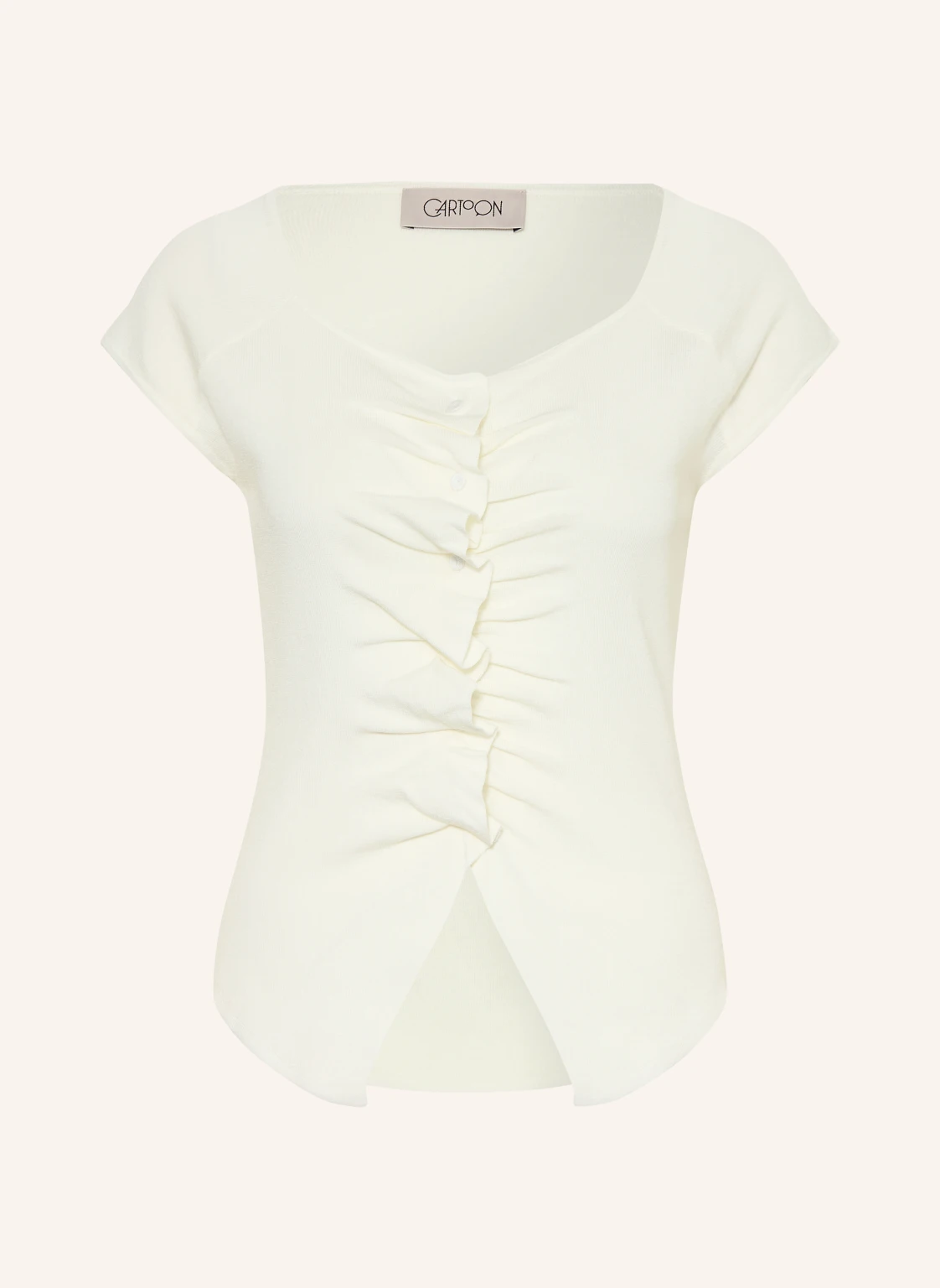 CARTOON Strickshirt mit Volants