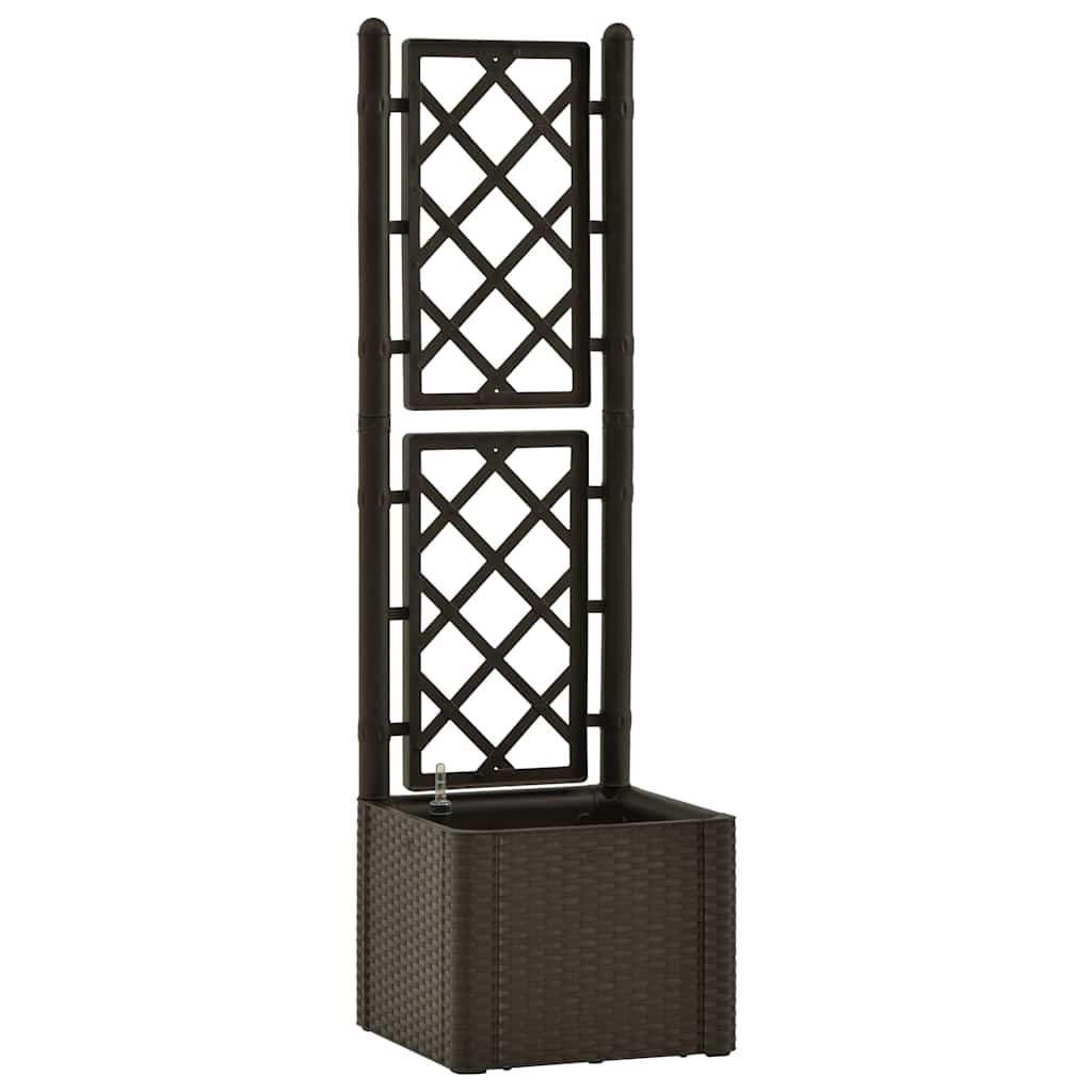 Inspekt Antracyt 43 x 43 x 142 cm Z tworzywa vidaXL
