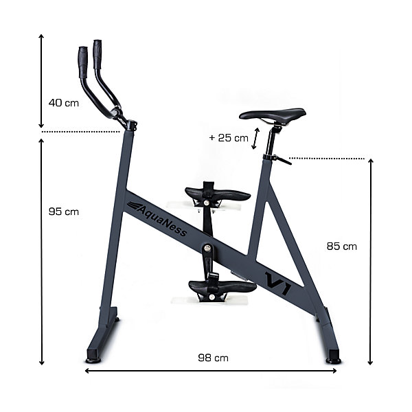 Aquaness - Aquabike V1 - Vélo de piscine