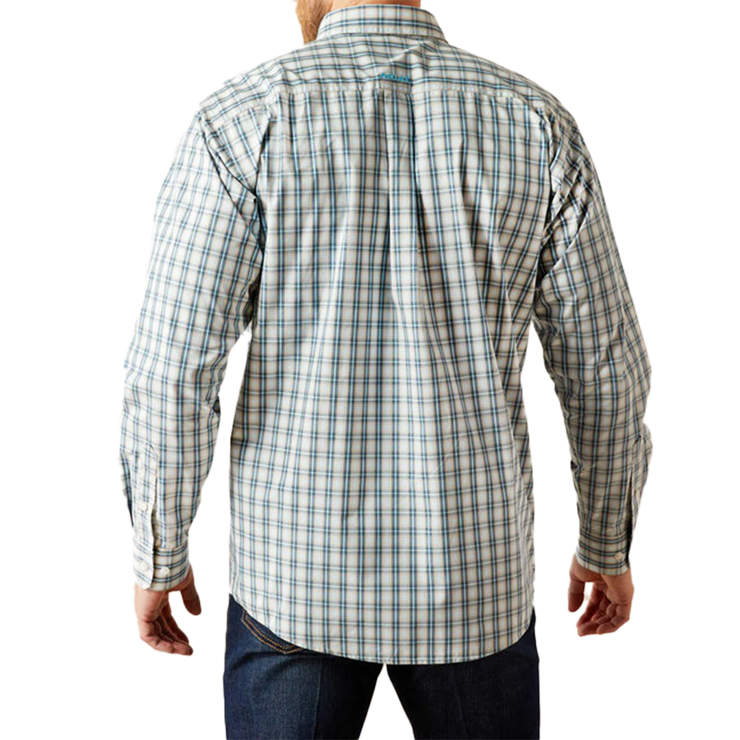 Мужская рубашка Ariat Pro Series Shelton Classic Fit с длинными рукавами и пуговицами
