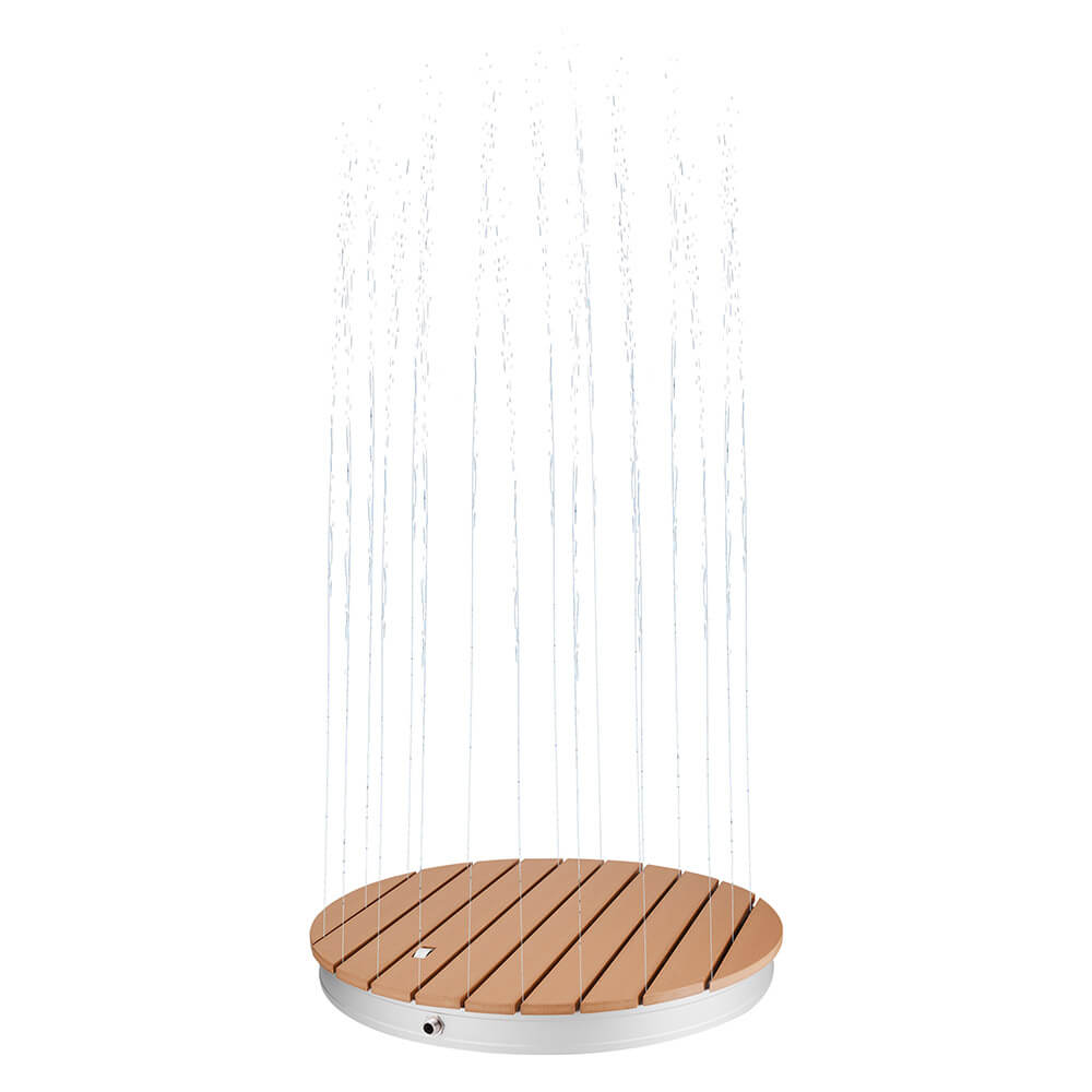 Home Deluxe WPC douchevloer CALIA Teak - ⌀ 70,5 cm
