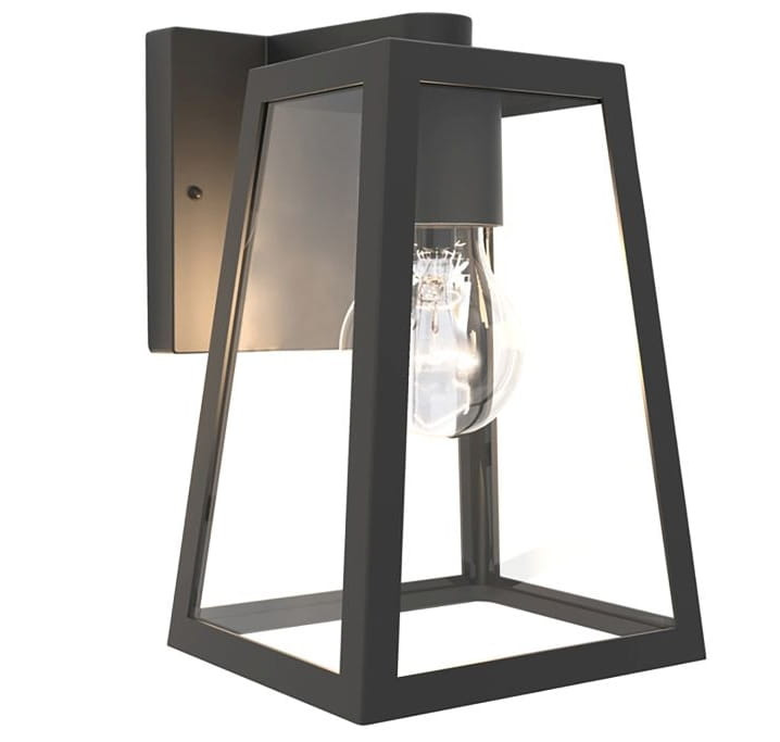 Kinkiet zewnętrzny czarny FIA 1xE27x40W IP44 Lutec