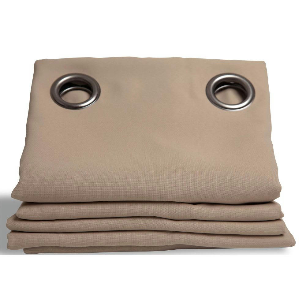 - Rideau occultant beige 140 x 260