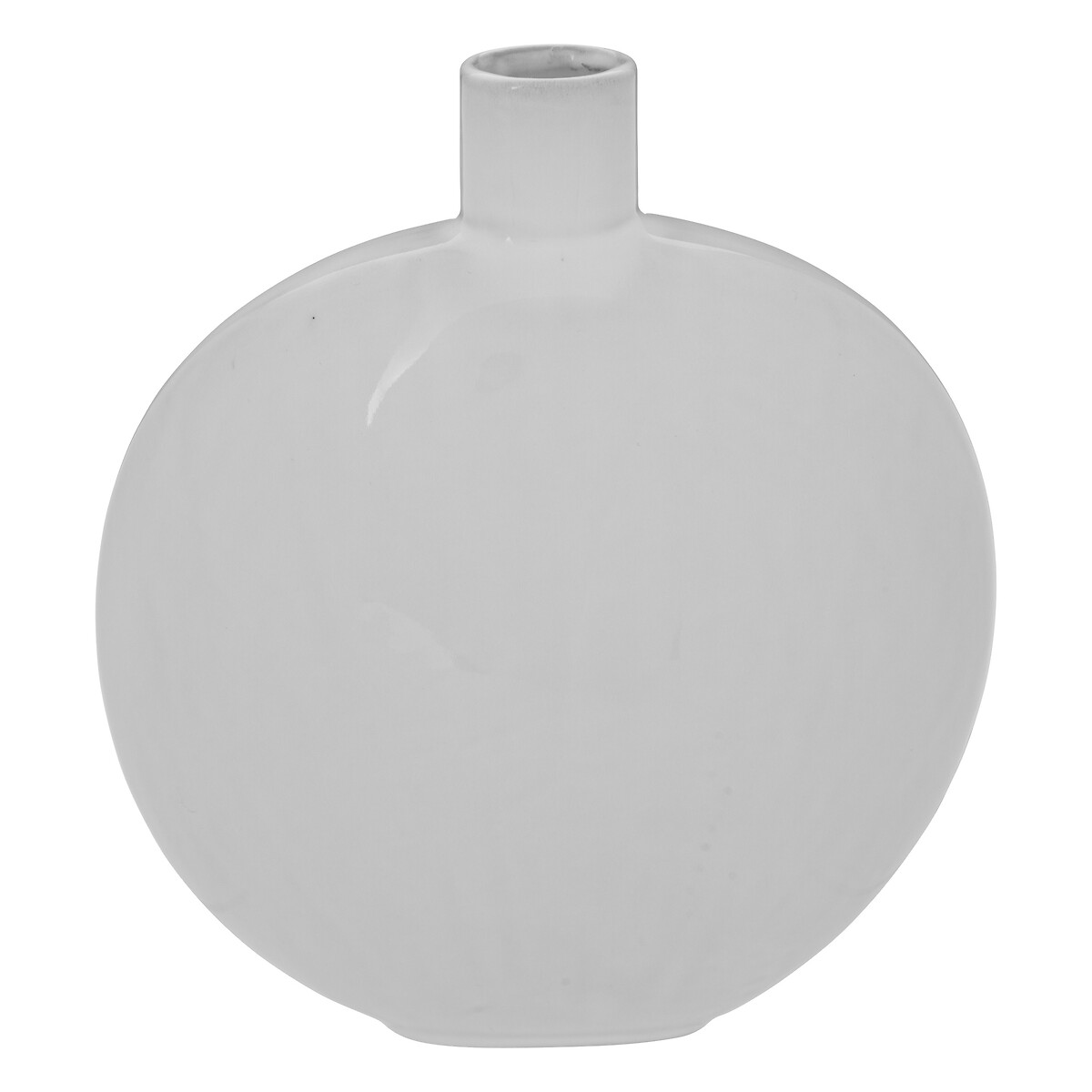 Vase Ceramic, white, h.22 cm