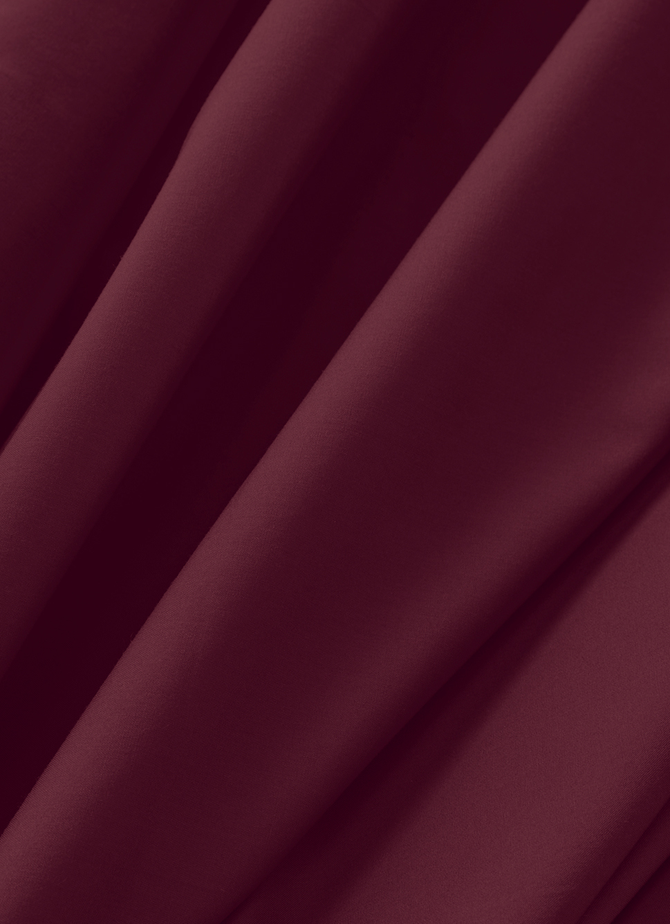 DRAP HOUSSE UNI EN PERCALE DE COTON GRENAT