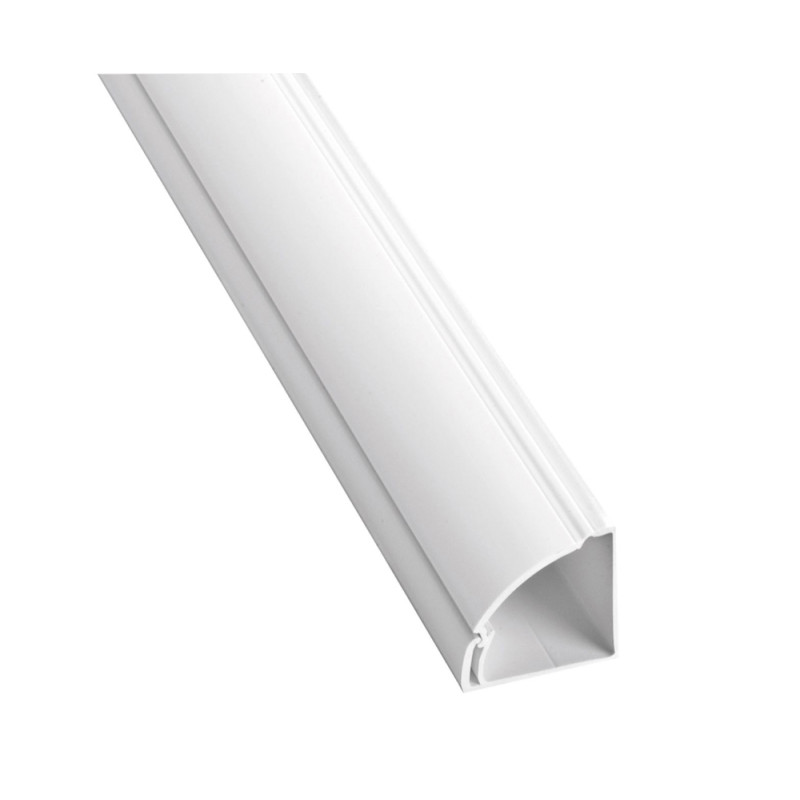 Goulotte en plastique 22 x 22 mm blanche 2 m D-LINE