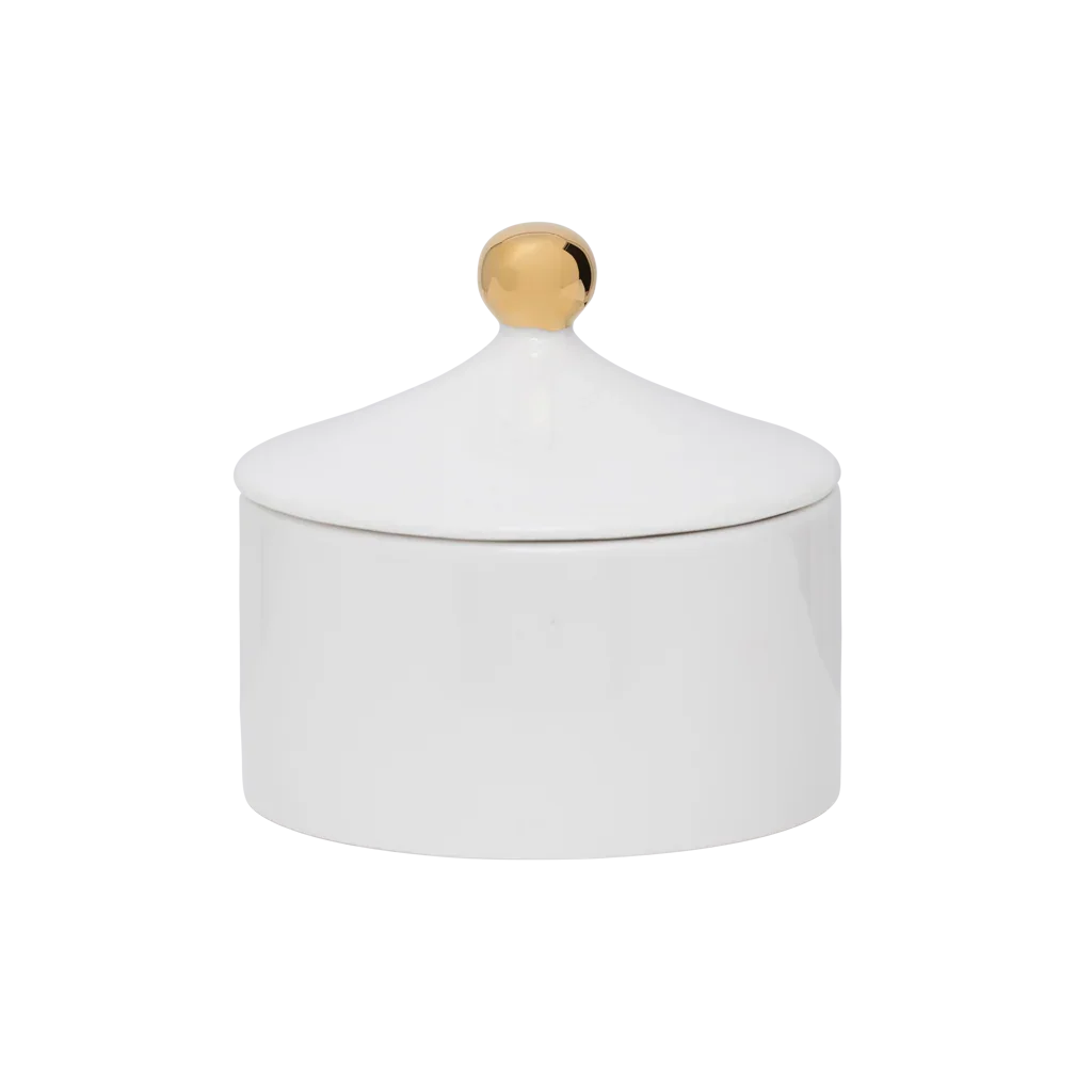 Urban Nature Culture Good Morning suikerpot - White   gold -9,5x9cm