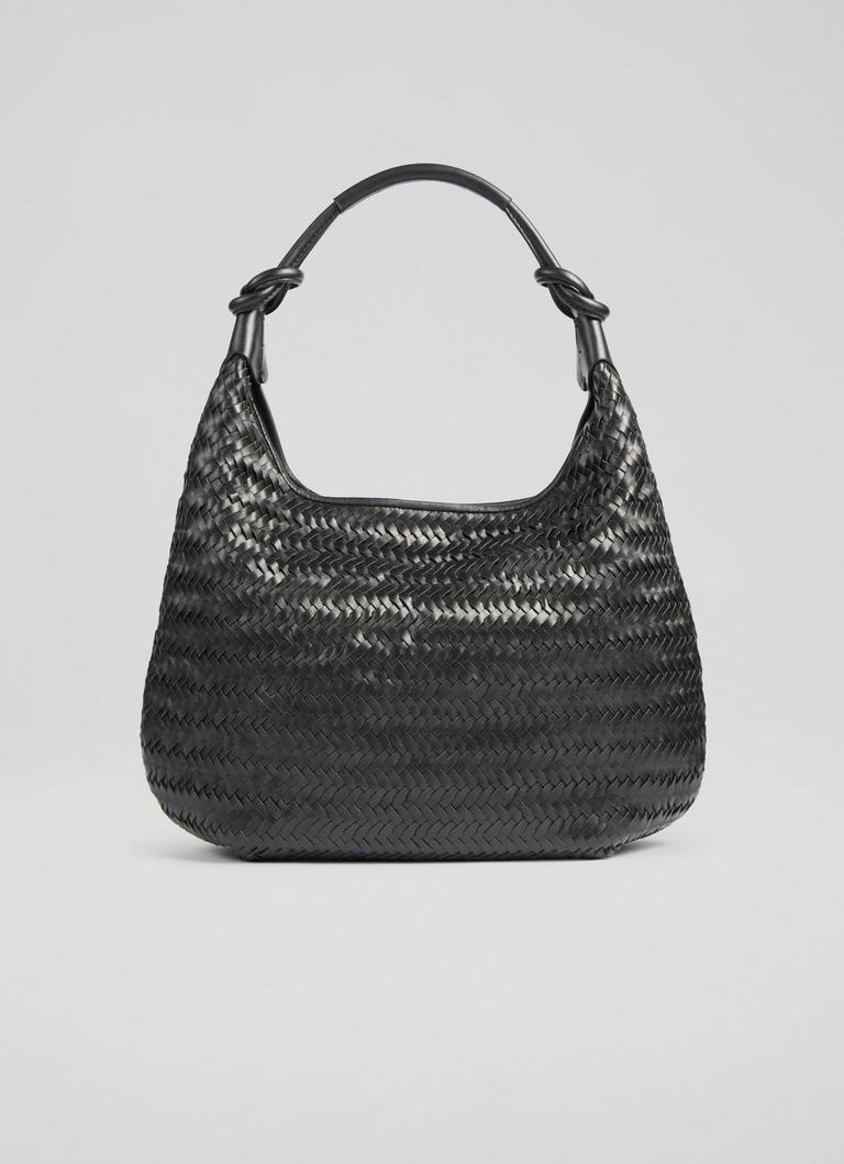 Seren Black Handwoven Tote