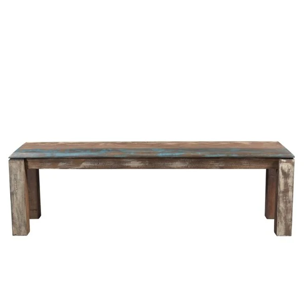 Carbon Loft Nouz Handmade Old Reclaimed Wood Bench (India) - 60 x 16 x 18