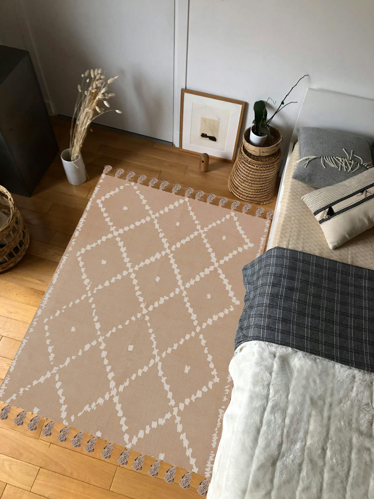 BERBERE - Tapis enfant en coton de style berbère 100x140