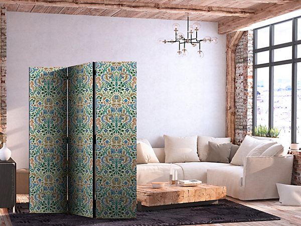 Paravent - Motif rétro vintage complexe et riche dans un style victorien