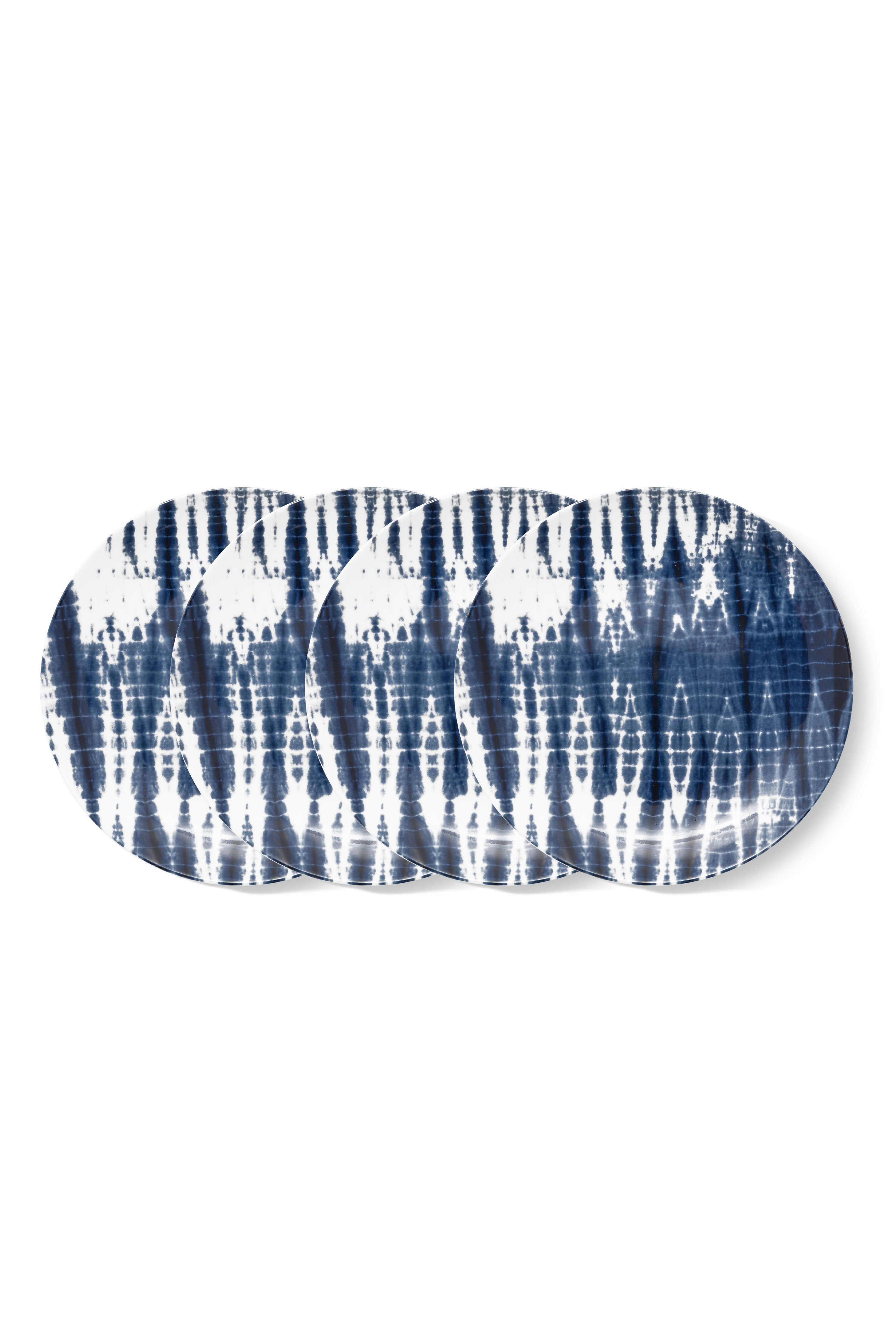 vtwonen - Tie-Dye Ontbijtborden - Serviesset van 4 - 23cm
