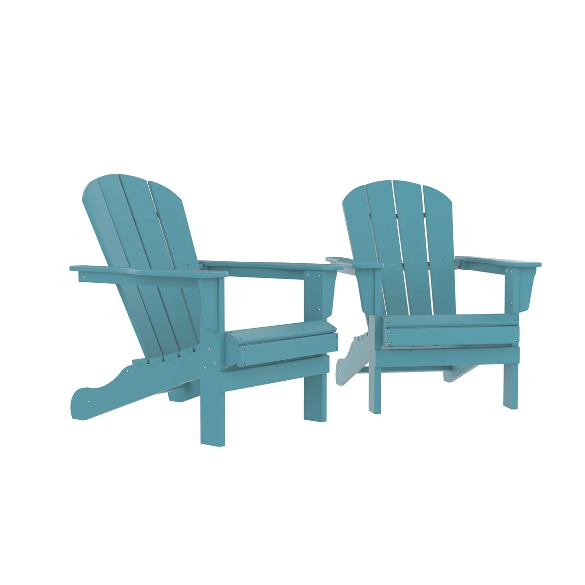 HDPE Adirondack Chair,Patio Outdoor Chairs,Set of 2