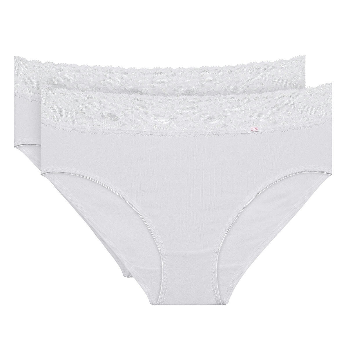 Lot de 2 culottes Coton Stretch Féminine